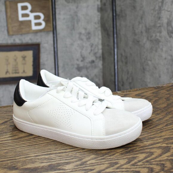 a new day Women's Candace Lace-Up Sneakers 87930843 White 6M - Picture 1 of 7